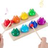 Desk Bells For Kids 8 Colorful Hand Bells Set Wooden Musical Instrument Birthday Christmas Gift For Girls Boys