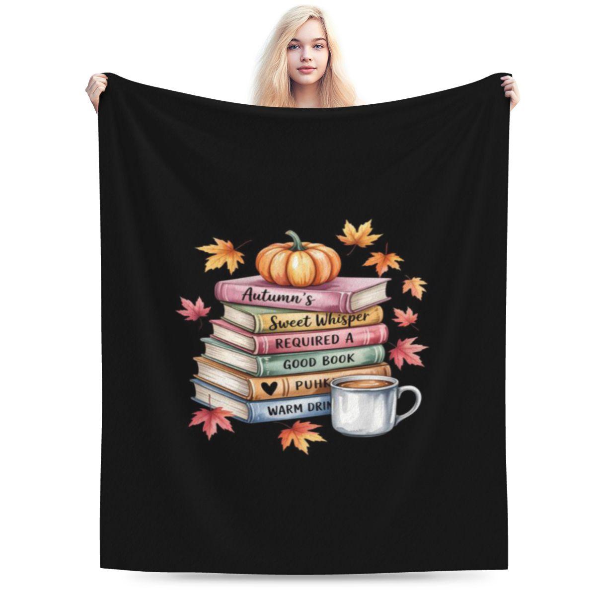 

Book Reading Coffee Tea Lovers Personalized Warm Gift An UltraSoft Micro Fleece Blanket 75x100cm 30x40in