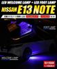 E13 Note Welcome Lamp Footlight Set Specially Designed for Nissan Easy Customizable Interior Lighting for Nissan Part YOURS. + [Blue] Note.