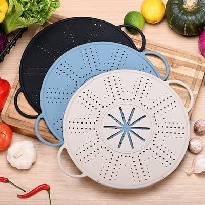 Easily Cleaned Silicone Pot Holder with Steam Release Port