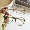 Computer Glasses Anti Blue Light ExtraLarge Square Shaped Readers For Men For Women Stylish Gn TR90 Material Big Frame Female Eye Glasses +2
