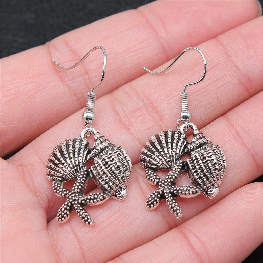 Bold Hot-Selling Marine Life Mermaid Drop Earrings Elegant Valentine's Gift for Formal Occasions