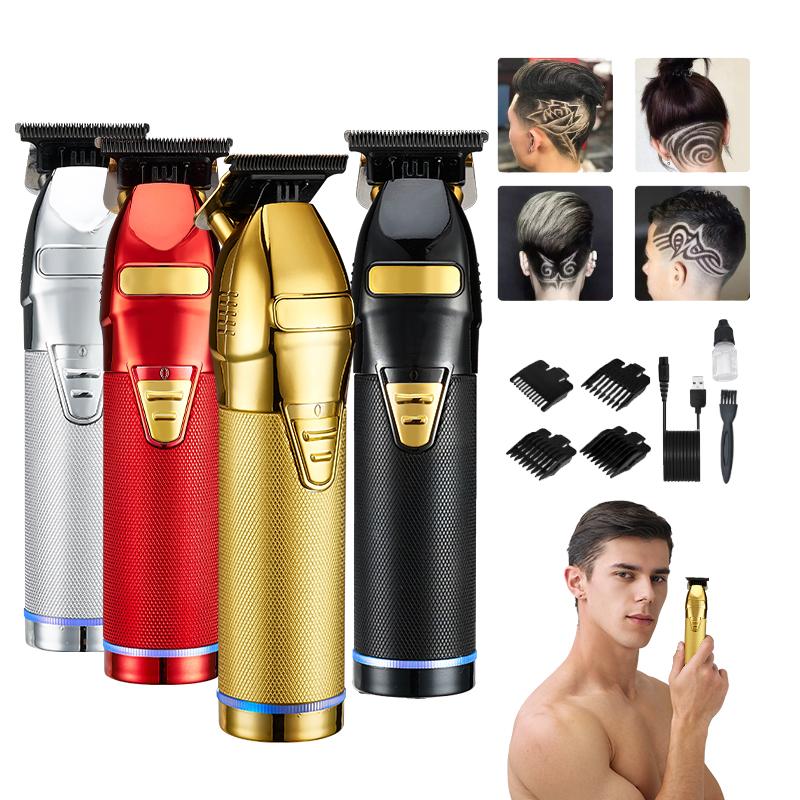 Hot Sale Hair Salon Powerful Power Electric Hair Clipper Retro Oil Head Electric Hair Clipper Home USB Charging Hair Clipper