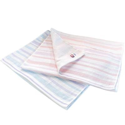 Imabari Towel Certified Gauze Pile Face Towel Set Parfait Gauze Towel Made In Japan Cotton 33 X 80cm Pink Blue & 2-Color 100%