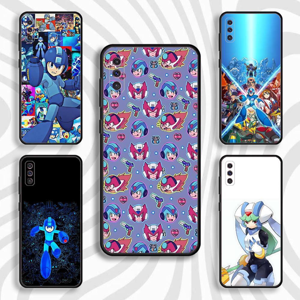 M-Mega M-Man ZX Phone Case For Samsung S 25,24,23,22,30,21,10,9,Ultra,Plus,Lite,FE,4,5 G Black Soft Case