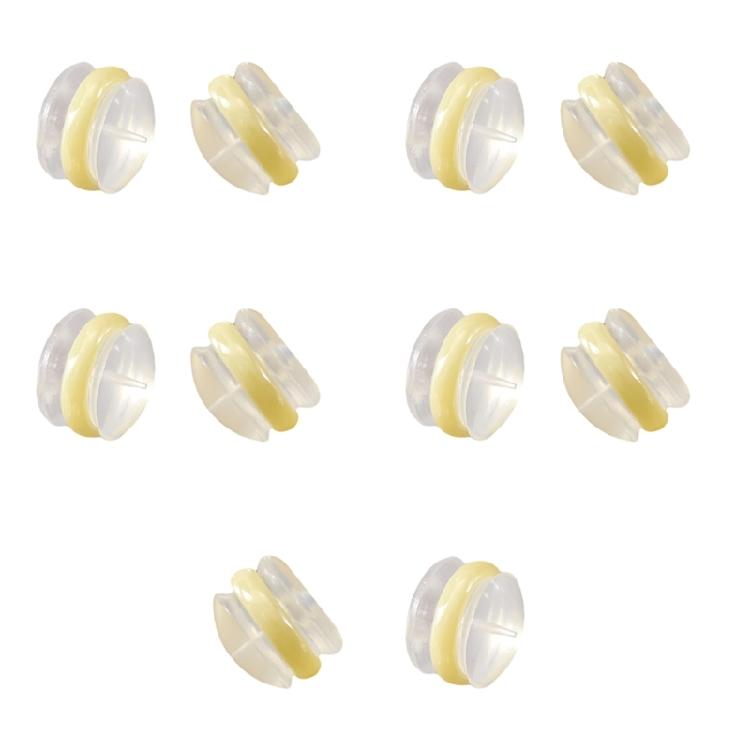 Multi Colored Ear Stoppers Silicone Ceramic Hypoallergenically Soft Fit For Sensitive Skin Ear Stoppers Accessories