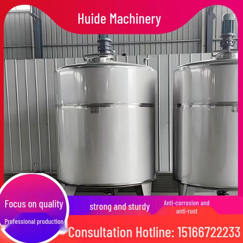 Stainless Steel Mixing Tanks: 304 & 316L Models with Full Specifications