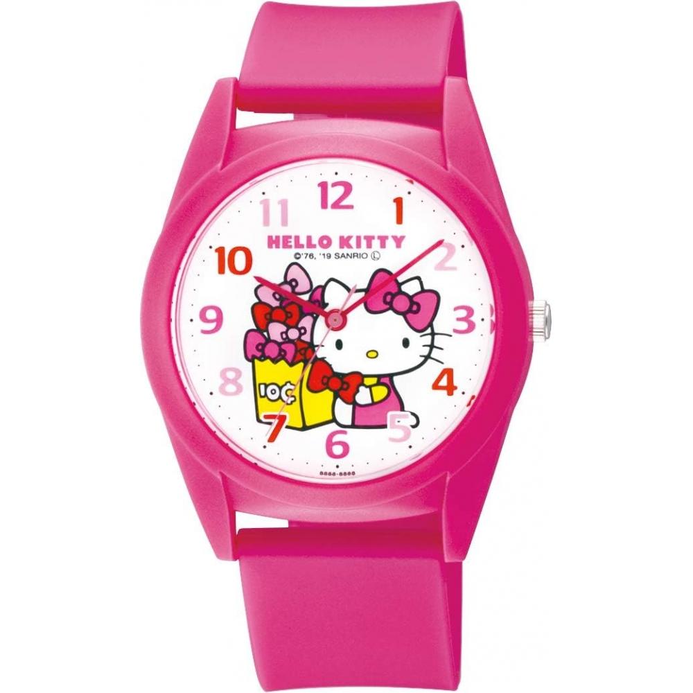 

QQ [QQ] Часы Аналоговые Hello Kitty Водонепроницаемый Ремешок Из Уретана Hk32 003 Женские S Розовый Розовый