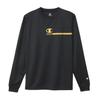 Champion Volleyball Long Sleeve Round Odor Quick Graphic T-Shirt, Neck, Antibacterial, Resistant, Drying, Print, C3-AV402-090-L