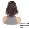 Adjustable Hat Wig with Curly Hair and Ponytail - a Combination of Sporty and Fashionable Synthetic Hat Wigs