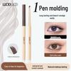 WODWOD Waterproof & Smudge-proof Soft Mist Eyeliner Gel Pencil for Long-lasting, Sweat-proof Lower Lash Line & Tear Duct Application