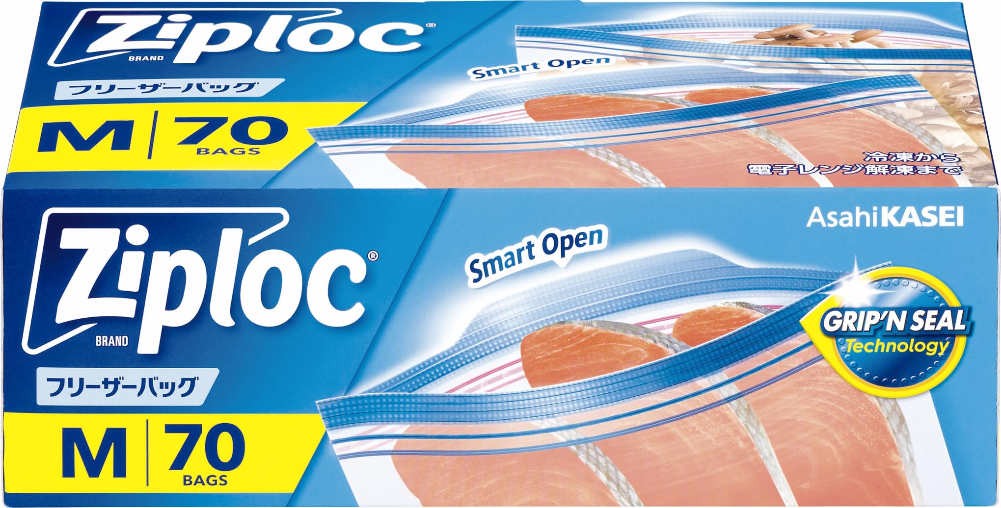 

Пакет для заморозки Ziploc M70 шт. синий