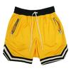 Men's Breathable Mesh Athletic Shorts - Casual European/American Summer Loose Fit for Running, Fitness, and Basketball.