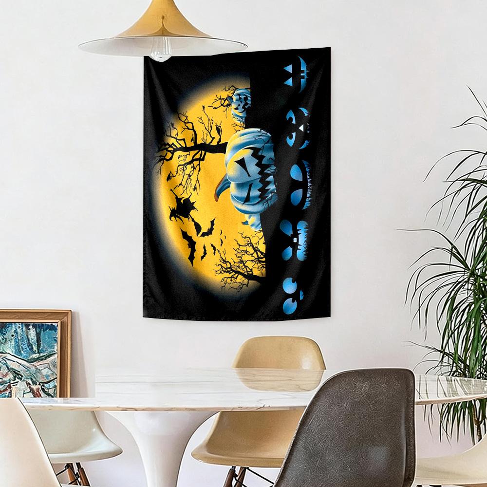 Halloween Wall Decor Tapestry Art For Pet Memorial Birthdaywedding Party Backdrop Family Gift