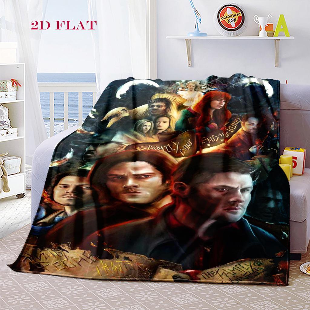 Supernatural Forces blanket Camping trip blanket Digital printing Office rest blanket Air conditioning blanket