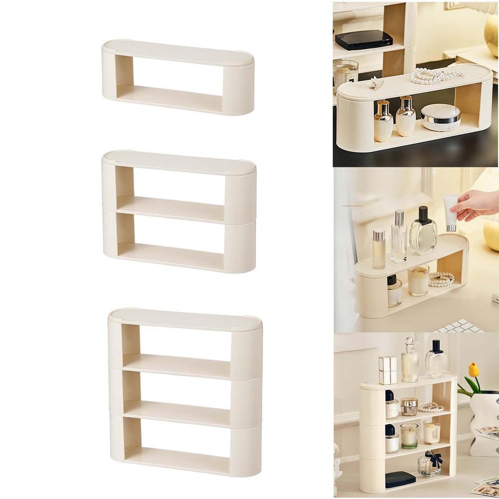 Bathroom Organizer Countertop Perfume for Dresser Non Slip Cosmetic Storage Living