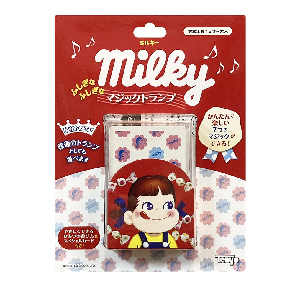 Tenyo Milky Magic Cards 7 Easy and Fun Magic Tricks for Ages 6 and Up - Beginners,