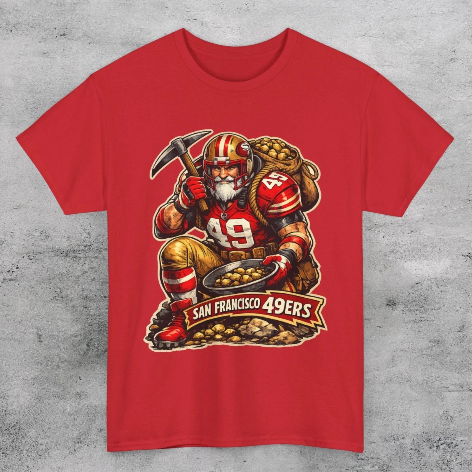 San Francisco 49ers Art STYLE LOGO UNISEX T Shirt Niners Tee XXXXL