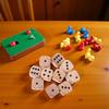 10pcs Wooden Dice Set, 6-side Adult Game Dice, Standard Dice, Practical and Fun Party Essential Props, Bar Entertainment Venue