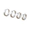 2023 Bestseller 925 Sterling Silver Hoop Earrings: Women's High-End Light Luxury Studs