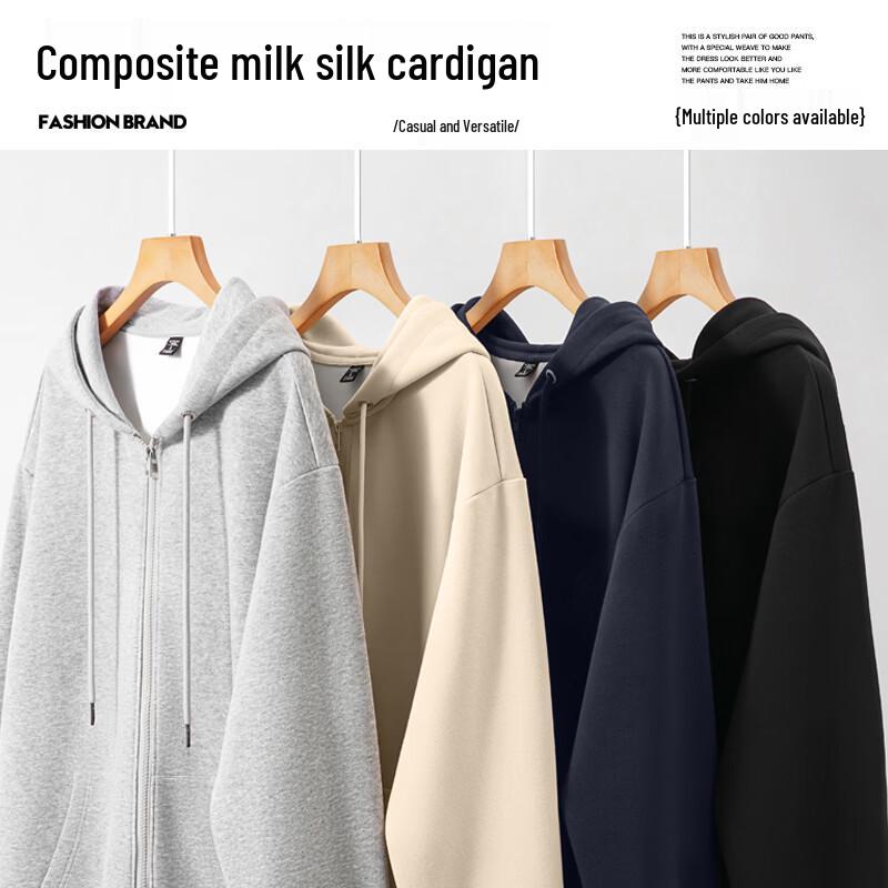 Baleno Men's Casual Hooded Zip-Up Sweatshirt