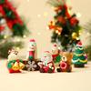 Car Interiors Ornaments Santa Claus Reindeer Cute Christmas Decorations Micro Landscape Desktop Ornaments Blind Box Gift