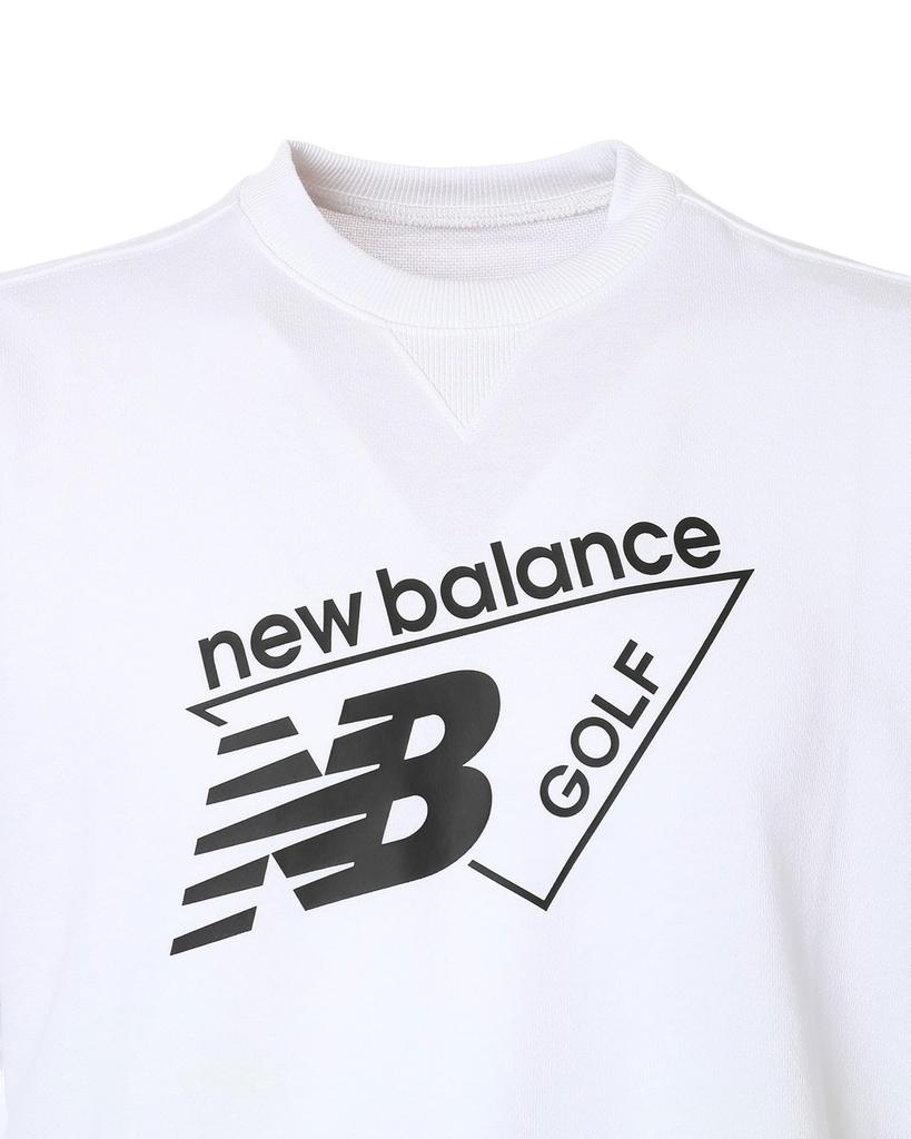 Golf Crewneck Sweatshirt 7 [New Balance] Short-Sleeve (Stretchable, Moisture-Wicking) / Men's / 012-6164002 030_White [3L]