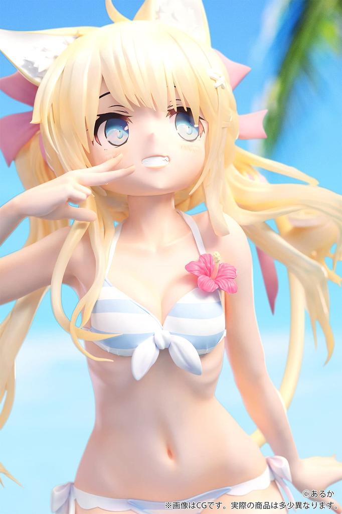Kemomimi Gakuen Illustrated by Aruka Scale Painted Finished Figure "Blonde-chan" 1/7