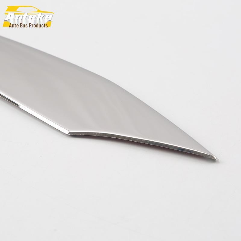 Compatible Binrui Front Fog Light Trim - Scratch-Resistant Electroplated Bumper Cover for 18 Models