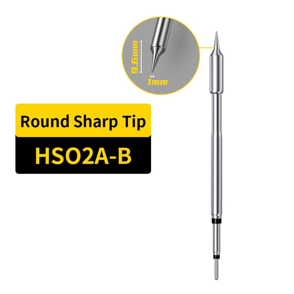 HS02 Soldering Iron Replacement Tips Kit for HS02a HS02b with Variety of Shapes