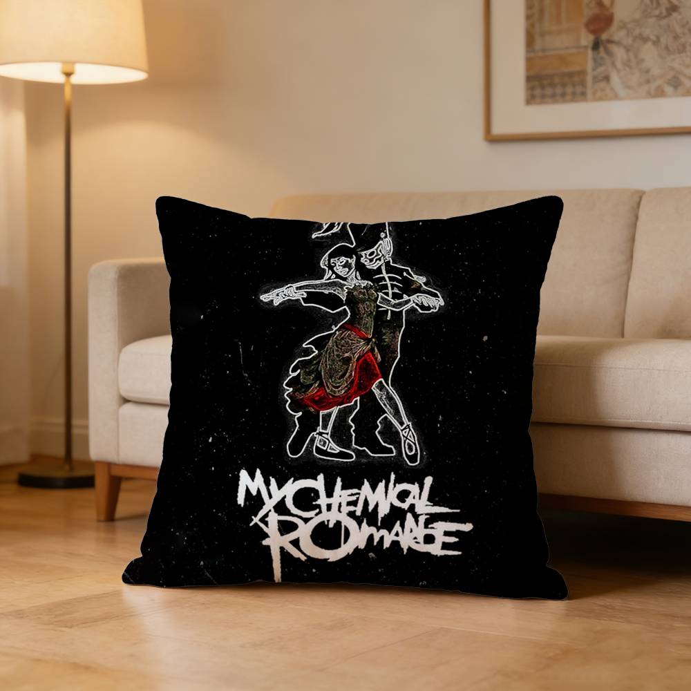 My CChemical RRomance MCR Pillow Case Pattern Printed Pillowcase For Living Room Sofa Cushion Cover