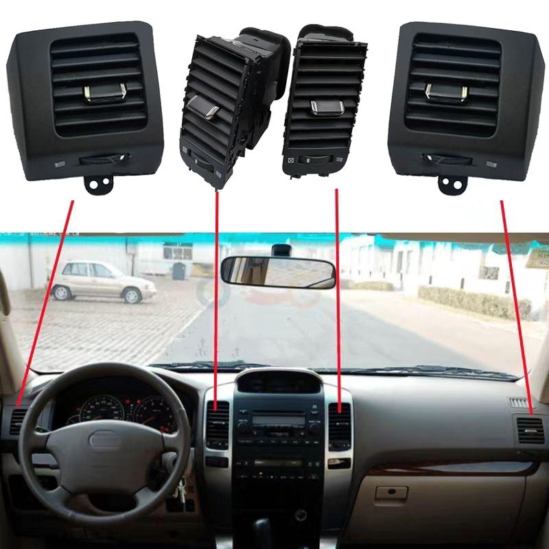 WQLSK For Lexus GX470 Toyota Land Cruiser Prado 120 FJ120 Car A/C Air Conditioner Outlet Frame Vents Plate Panel accessory