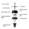 Cars Air Fresheners Rotating Air Purifiers With LED Fragrance Dispenser Fragrance For Air Vents Rotating LED Smell Dispenser