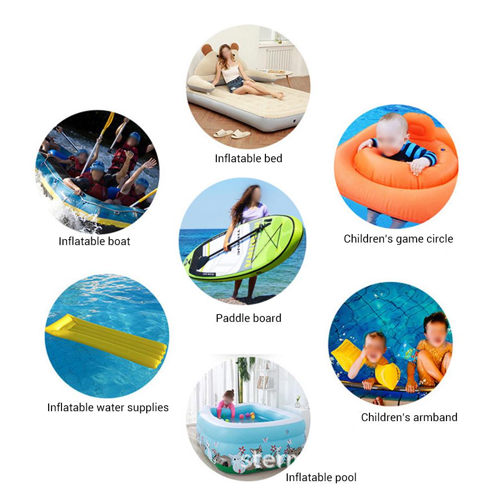 AC Electric Pump for Inflatables Air Mattress Pump Air Bed Pool Toy Raft Boat Quick Electric Air Pump with 4pcs Air