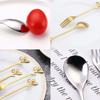 Fork/Spoon Stainless Steel Flatware with Long Handles Rust-Resistant Dessert Utensils for Home Kitchen Restaurant