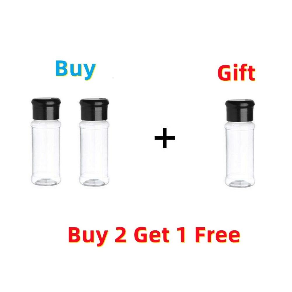 1~10PCS 5/Jars for spices Salt and Pepper Shaker Seasoning Jar spice organizer Plastic Barbecue Condiment Kitchen Gadget Tool