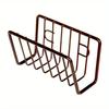 Stainless Steel Multi-Functional Sponge Drainer Rack with Suction Cups Kitchen and Bathroom Sink Organizer for Sponges Brushes