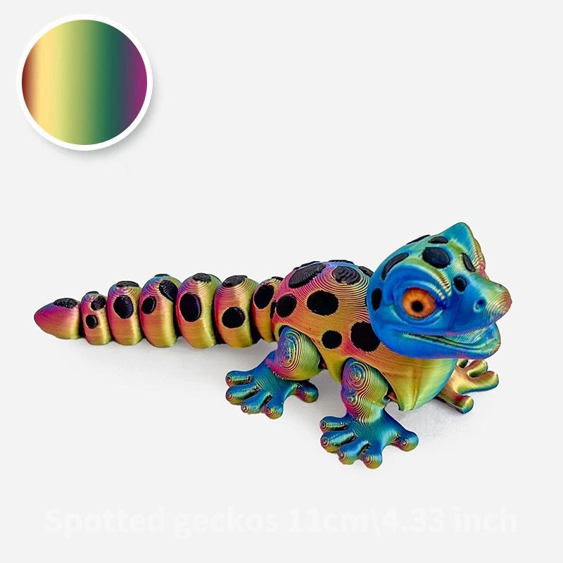 Multi-joint Movable 3D Printed Animals Mini Cute Sensory Toy Funny Home Accessories Kids Gift