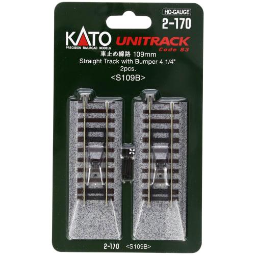 

KATO HO gauge car stop track 109mm 2 pieces 2-170 Railway model supplies