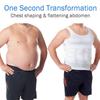 Męska koszula kompresyjna wyszczuplająca kamizelka modelująca sylwetkę talia Traner podkoszulki treningowe kontrola brzucha bielizna modelująca wyszczuplająca koszulka z ginekomastią