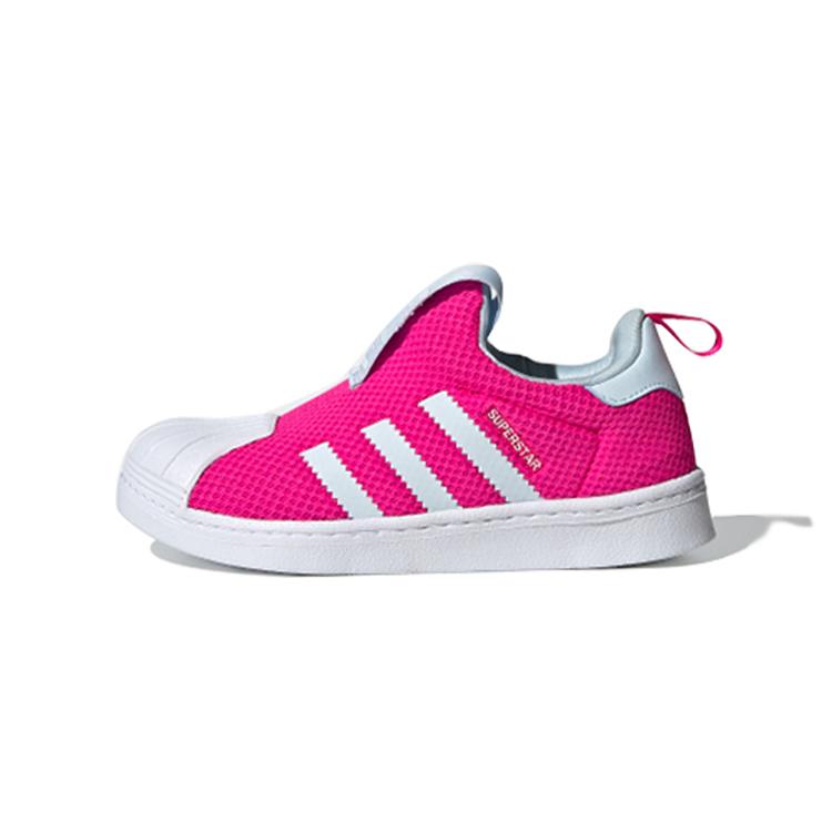 

Adidas Originals 360 C Abrasion Resistant Low top Skateboard Shoes Pink Gray White Children Aged 3 7 Years Old FV3366 31