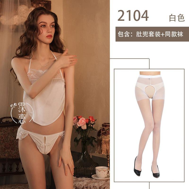 Vintage belly pocket sexy underwear lace transparent erotic underwear belly pocket large size uniform suit sexy