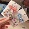 2 Stück Kinder-Bowknot-Haarnadel für Mädchen, Blumenklammer, frisch und schön, Anti-Verletzung, Haarnadel, modische Prinzessin, Kopfschmuck WBL