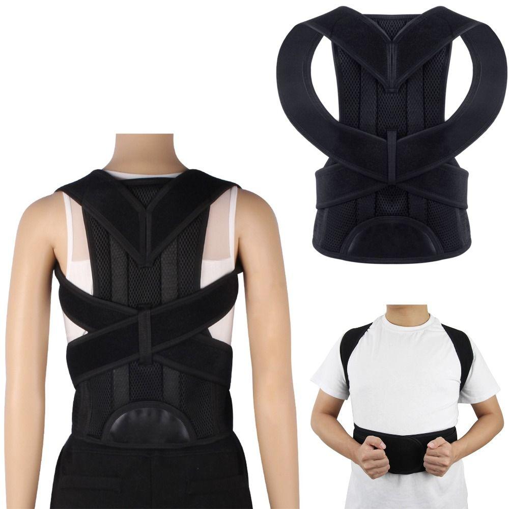 

Регулируемый корректирующий ремень для спины, дышащий прямой пояс-подтяжка для спины, корректор горбатости для женщин и мужчин