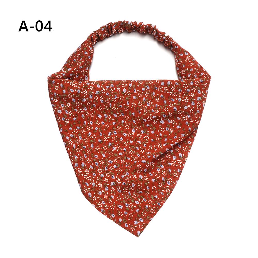 Bandeaux élastiques chouchou Turban imprimé Floral Bandanas bandeaux cheveux écharpe bandeau