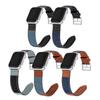 Cinturino per cinturino Apple Watch 49mm 45mm 44mm 40mm 41mm 42mm 38mm Bracciale in pelle denim per IWatch Ultra Series 8 7 6 5 4 3 SE