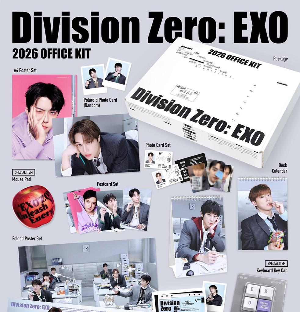 [POB] EXO - Novoroční pozdravy 2026 [EDICE KANCELÁŘSKÁ SADA]