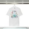 Cross-border Casablanca Summer New Casablanca Tropical Wind Summer Fruit Print Loose Short-sleeved T-shirt