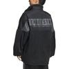 adidas Alphabet Logo Print Loose Stand Collar Jacket Unisex Jacket Black IK7341