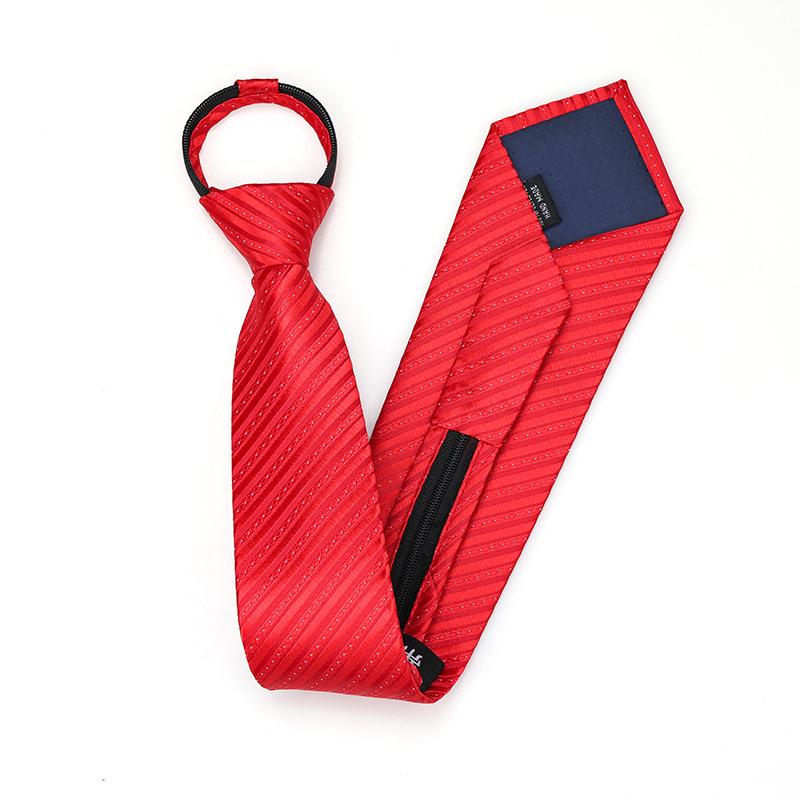 Black Zipper-Free Lazy Blue Men And Women Business Dress Interview To Work Groom Wedding Korean Version Narrow Tie
